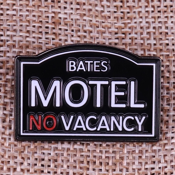 Jewelry - Hitchcock Psycho Bates Motel Enamel Pin